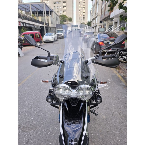 Moto Guzzi V85 Siperlik Ön Cam 2019 2023 Model 58cm Şeffaf Renkli 4mm Moto Guzzi V85 Siperlik Ön Cam 2019 2023 Model 58cm Şeffaf Renkli 4mm
