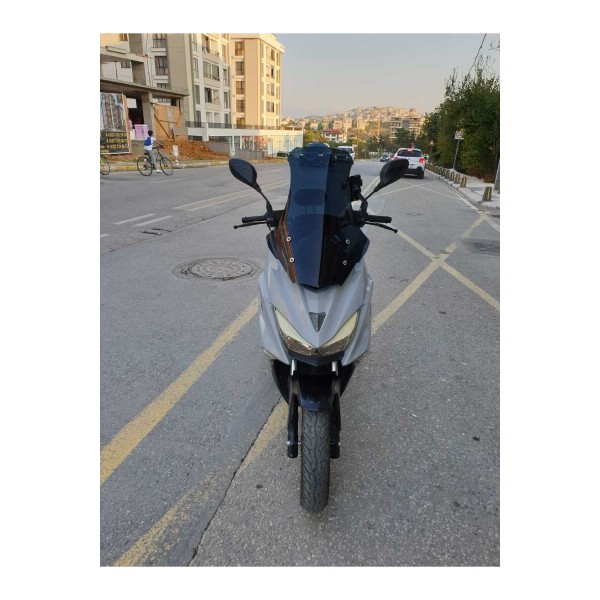 Motolüx Mtx 125 Siperlik Ön Cam 2022 2025 Model 75cm Siyah Renkli 4mm UZUN CAM