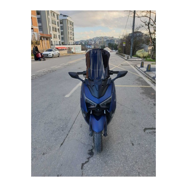 Musatti Glamaro Max 125 Siperlik Ön Cam 2023 2025 Model 50cm Siyah Renkli 4mm UZUN CAM