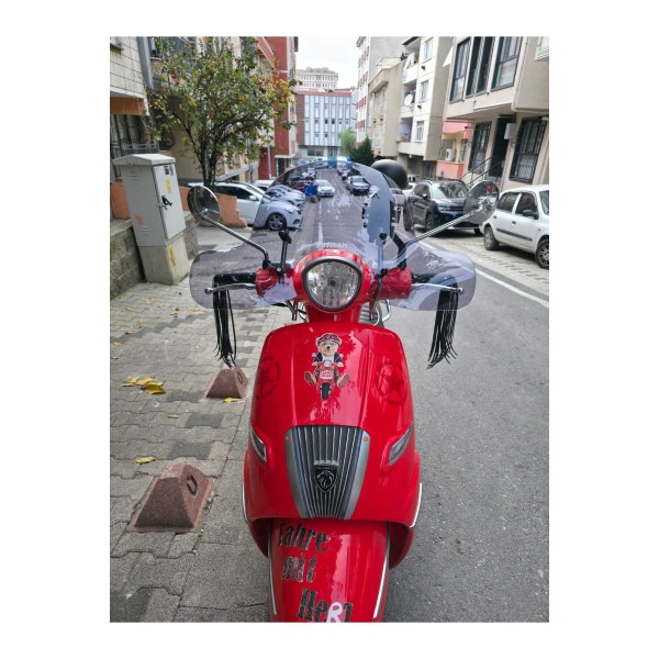 Peugeot Django Ön Cam 2017 2025 Model 39cm Füme Renkli 4mm ELCİKli APARAT GÖNDERİLMEYECEK