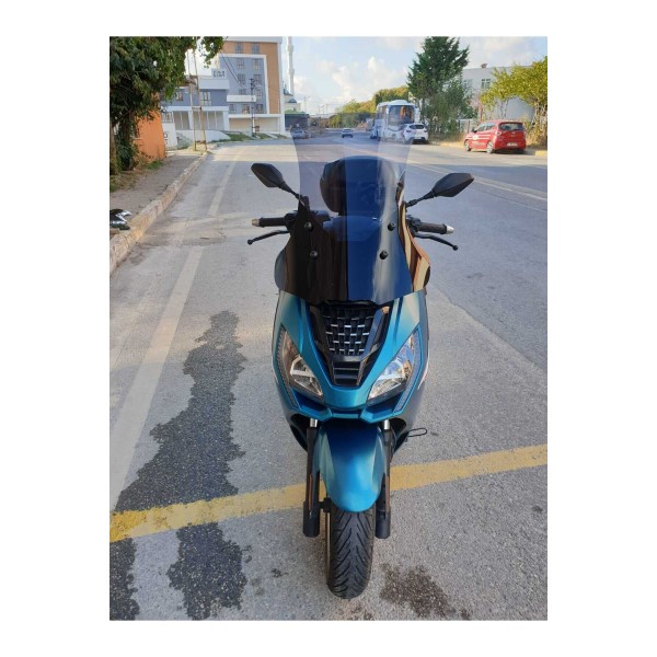 Peugeot Pulsion 125 Siperlik Ön Cam 2022 2025 Model 68cm Füme Renkli 4mm UZUN CAM