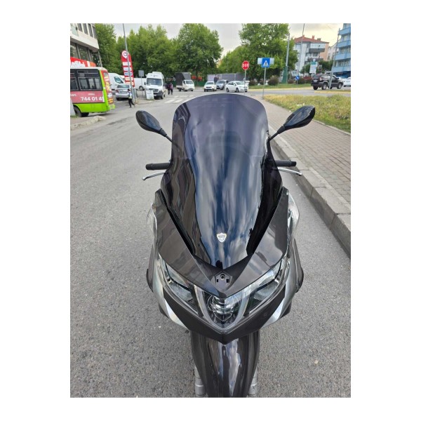 Piaggio X10 Siperlik Ön Cam 2011 2017 Model 73cm Siyah Renkli 4mm