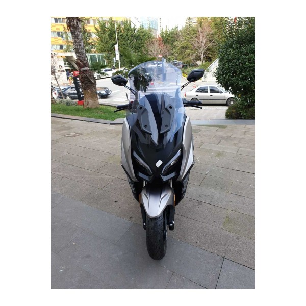 QJ Fort 350 Siperlik Ön Cam 2023 2025 Model 74cm Füme Renkli 4mm UZUN CAM