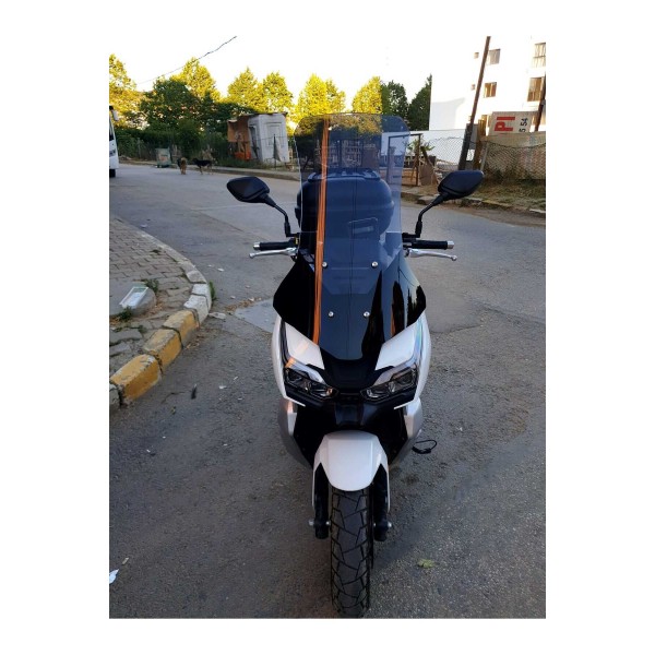 RKS Freccia 150 Ön Cam Alt Siyah 2022 2025 Model 75cm Füme Renkli 4mm UZUN CAM