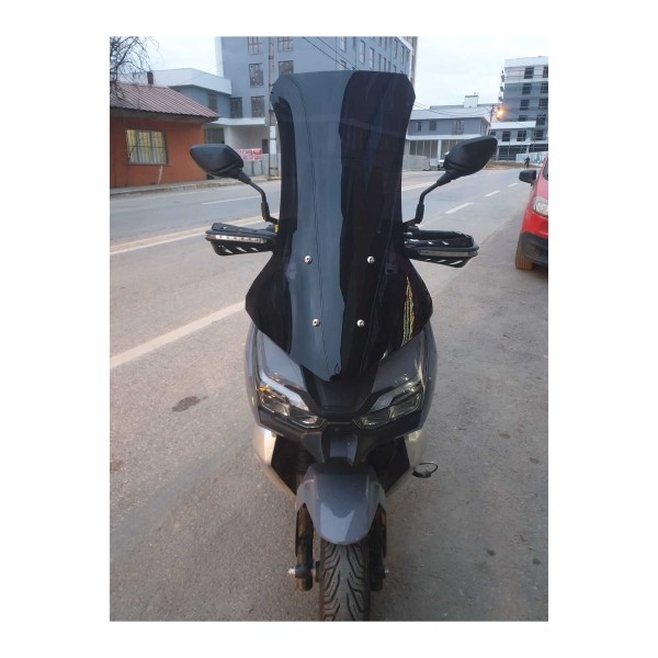 RKS Freccia 150 Ön Cam Alt Siyah 2022 2025 Model 75cm Siyah Renkli 4mm UZUN CAM