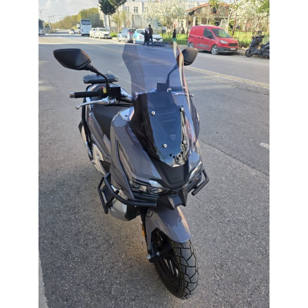 RKS Freccia 150 Siperlik Ön Cam 2022 2025 Model 55cm Füme Renkli 4mm KISA SPOR CAM