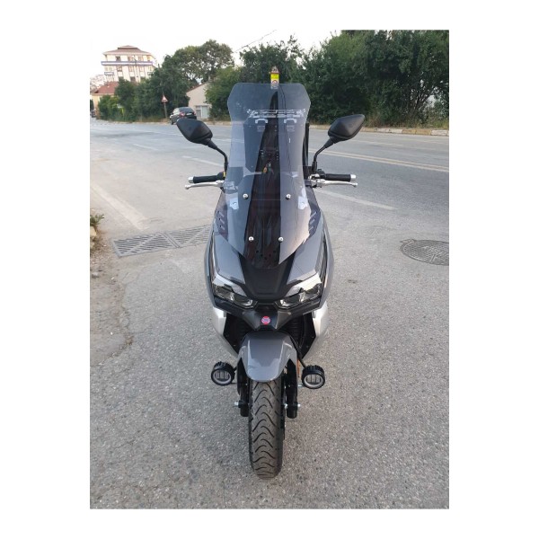 RKS Freccia 150 Siperlik Ön Cam 2022 2025 Model 65cm Füme Renkli 4mm ORTA BOYLU CAM