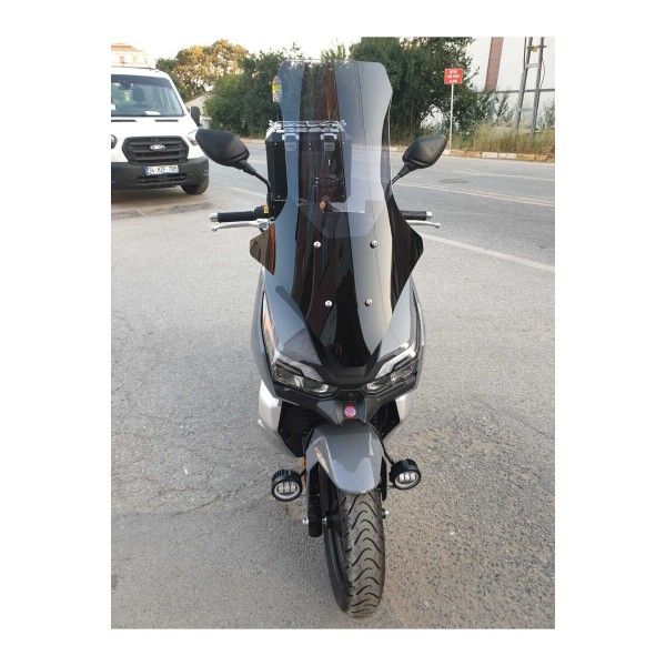 RKS Freccia 150 Siperlik Ön Cam 2022 2025 Model 78cm Füme Renkli 4mm UZUN CAM