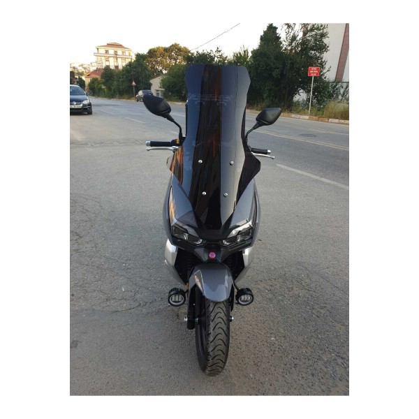 RKS Freccia 150 Siperlik Ön Cam 2022 2025 Model 78cm Siyah Renkli 4mm UZUN CAMModel