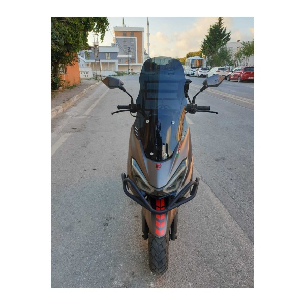 RKS Newlight 125 Siperlik Ön Cam 2021 2022 Model 65cm Siyah Renkli 4mm PRO MODELE UYMAZ