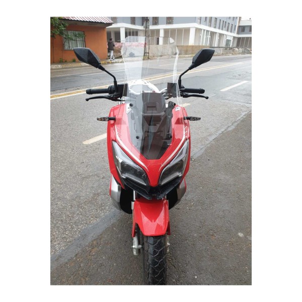 RKS Reale 125 Siperlik Ön Cam 2023 2025 Model 75cm Şeffaf Renkli 4mm UZUN CAM