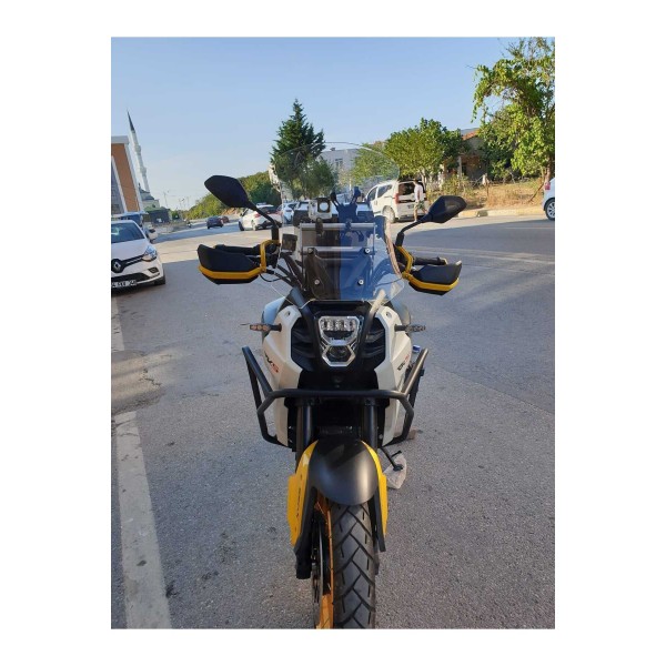 RKS SVT 650 X Siperlik Ön Cam 2023 2025 Model 50cm Şeffaf Renkli 4mm UZUN CAM