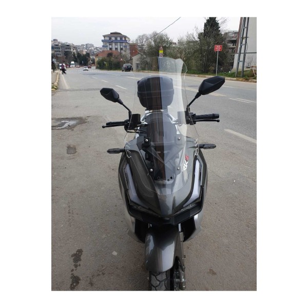 RKS Veloce 150 Siperlik Ön Cam 2023 2025 Model 75cm Şeffaf 4mm UZUN CAM