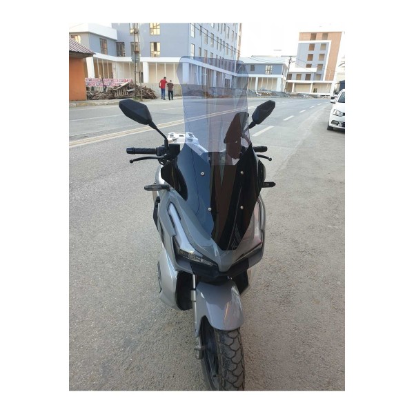 RKS Veloce 150 Siperlik Ön Cam 2023 2025 Model 78cm Füme Renkli 4mm UZUN CAM