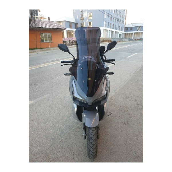 RKS Veloce 150 Siperlik Ön Cam 2023 2025 Model 78cm Siyah Renkli 4mm UZUN CAM