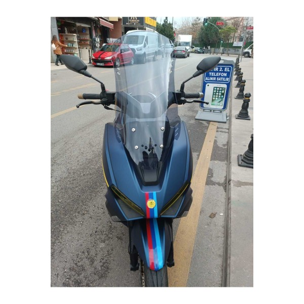 RKS Vieste 249 Siperlik Ön Cam 2022 2025 Model 75cm Füme Renkli 4mm UZUN CAM