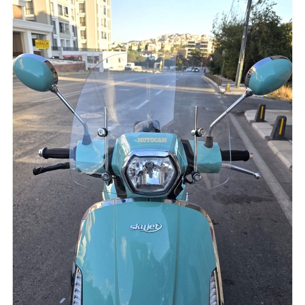 Skyjet Bellina Ön Cam 2024 2025 Model 37cm Şeffaf Renkli 4mm APARATSIZDIR