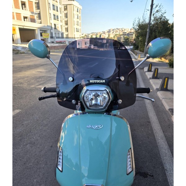 Skyjet Bellina Ön Cam 2024 2025 Model 37cm Siyah Renkli 4mm APARATSIZDIR
