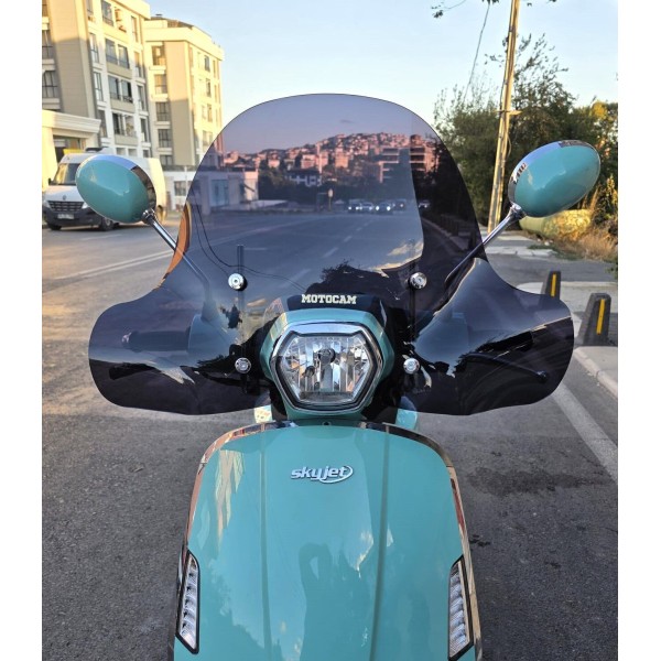 Skyjet Bellina Ön Cam 2024 2025 Model 41cm Siyah Renkli 4mm Elcikli APARATSIZDIR