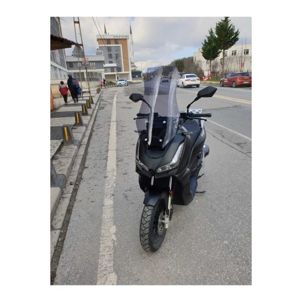 Skyjet Rivero 125 Siperlik Ön Cam 2025 Model 75cm Füme Renkli 4mm UZUN CAM