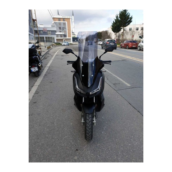 Skyjet Rivero 125 Siperlik Ön Cam 2025 Model 78cm Füme Renkli 4mm UZUN CAM