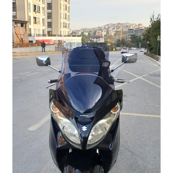 Suzuki Burgman 400 K7 Siperlik Ön Cam 2007 2015 Model 70cm Füme Renkli 4mm