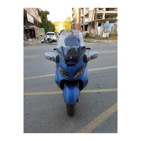 Suzuki Burgman 650 Ön Cam 2005 2008 Model 65cm Şeffaf Renkli 4mm ORTA BOYLU CAM