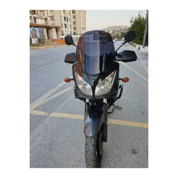 Suzuki V strom DL 650 1000 Siperlik Ön Cam 2004 2010 Model 45cm Siyah Renkli 4mm