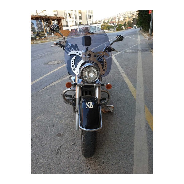 Suzuki V VL C Siperlik Ön Cam 2001 2013 Model 61cm Füme Renkli 4mm APARATSIZDIR