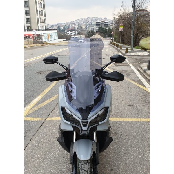 SYM ADX 300 Siperlik Ön Cam 2024 2025 Model 75cm Füme Renkli 4mm UZUN CAM