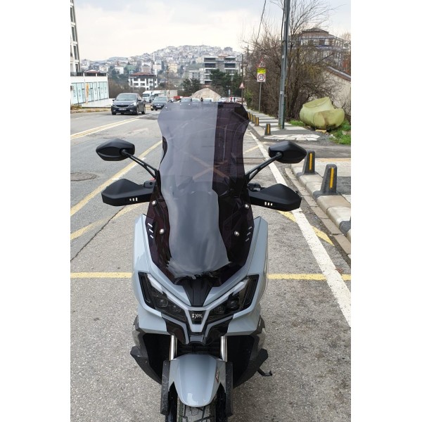 SYM ADX 300 Siperlik Ön Cam 2024 2025 Model 75cm Siyah Renkli 4mm UZUN CAM