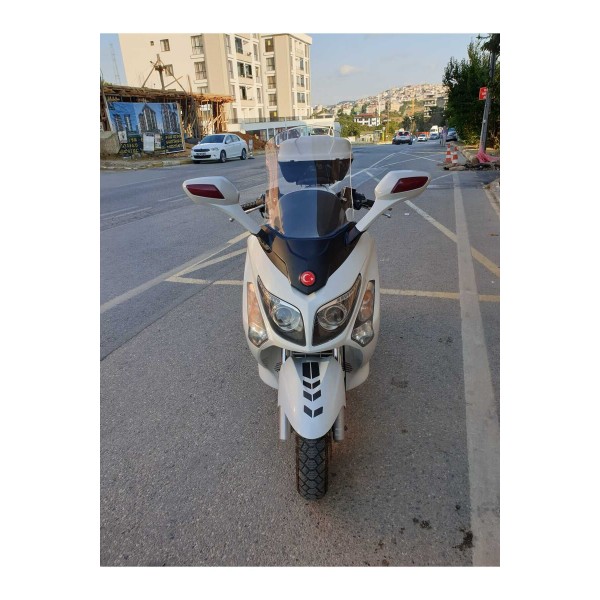 SYM Gts Evo 250 Siperlik Ön Cam 2006 2015 Model 63cm Şeffaf Renkli 4mm 10cm daha Uzun
