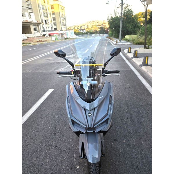 Sym JET 14 EVO 200 PLUS Siperlik Ön Cam 2023 2025 Model 58cm Şeffaf Renkli 4mm