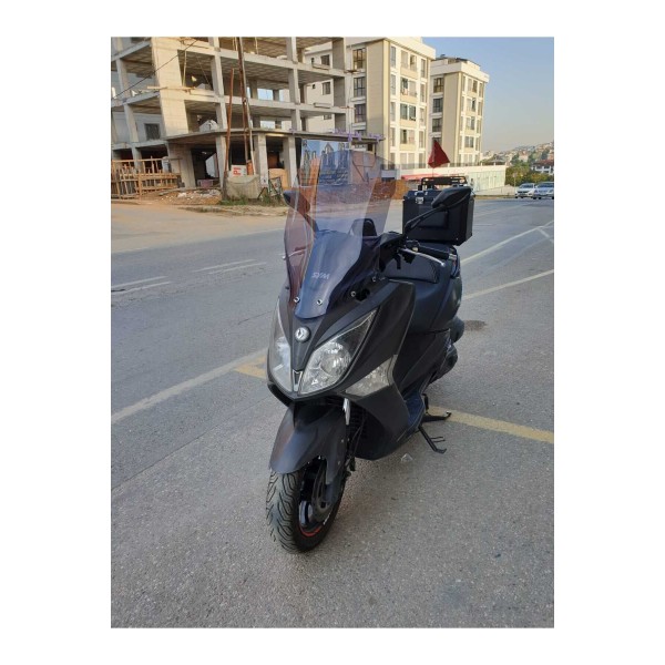 SYM Joymax 250 İ Siperlik Ön Cam 2013 2016 Model 75cm Füme Renkli 4mm UZUN CAM