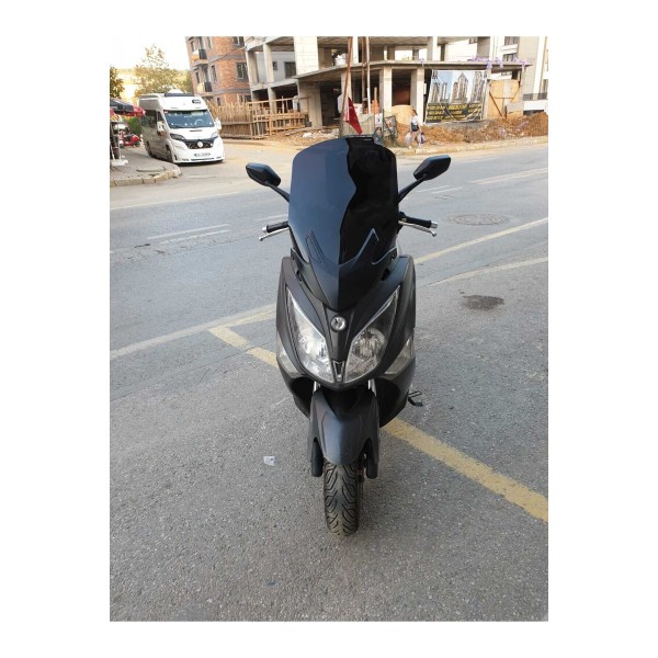 SYM Joymax 250 İ Siperlik Ön Cam 2015 2016 Model 65cm Siyah Renkli 4mm APARATSIZDIR