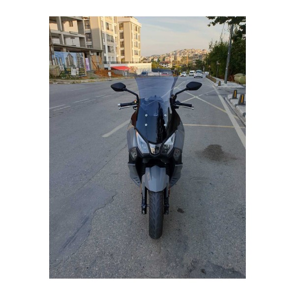 SYM Joyride 300 Siperlik Ön Cam 2023 2025 Model 65cm Füme Renkli 4mm ORTA BOYLU CAM