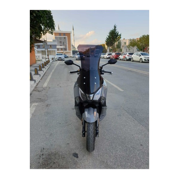 SYM Joyride 300 Siperlik Ön Cam 2023 2025 Model 75cm Siyah Renkli 4mm UZUN CAM