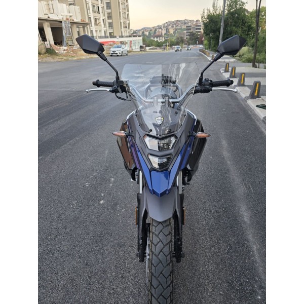 SYM NHT 200 Siperlik Ön Cam 2023 2025 Model 30cm Şeffaf Renkli 4mm Spor Cam