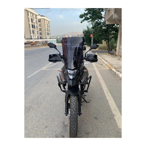 SYM NHT 200 Siperlik Ön Cam 2023 2025 Model 50cm Siyah Renkli 4mm