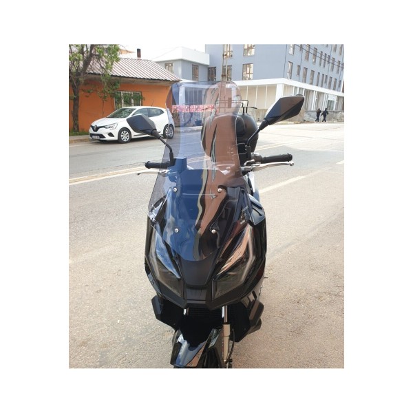 TVS Apache Ventro 150 Siperlik Ön Cam 2023 2025 Model 65cm Füme Renkli 4mm