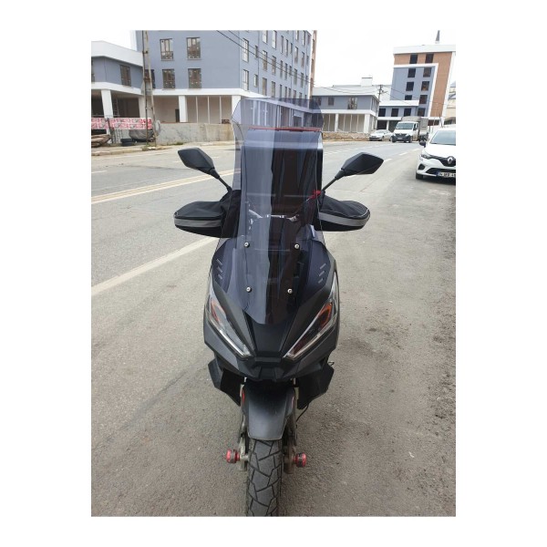 TVS Apache Ventro 150 Siperlik Ön Cam 2023 2025 Model 75cm Füme Renkli 4mm