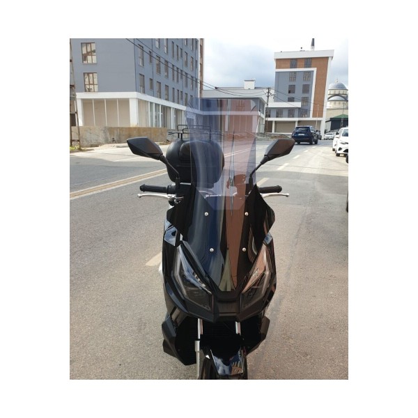 TVS Apache Ventro 150 Siperlik Ön Cam 2023 2025 Model 78cm Füme Renkli 4mm