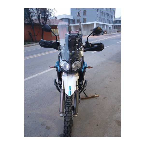 Voge Rally 250 Siperlik Ön Cam 2022 2025 Model 51cm Şeffaf Renkli 4mm