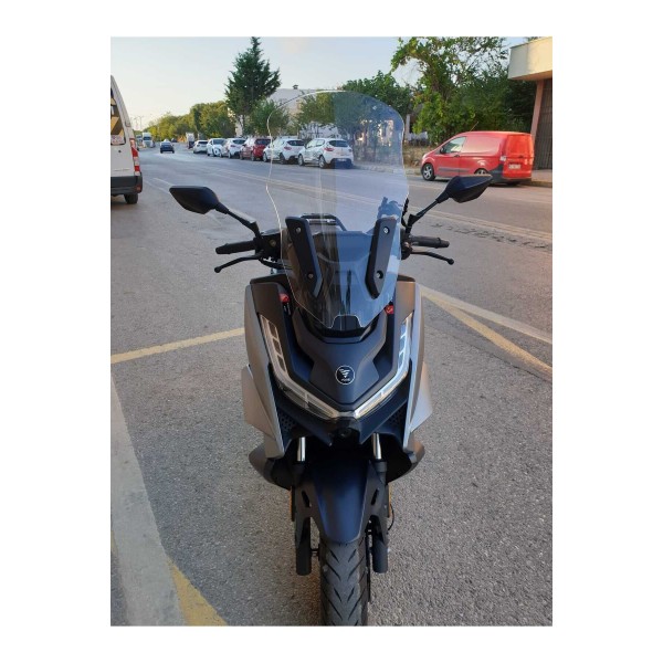 Voge SR3 Siperlik Ön Cam 2023 2025 Model 63cm Şeffaf Renkli 4mm