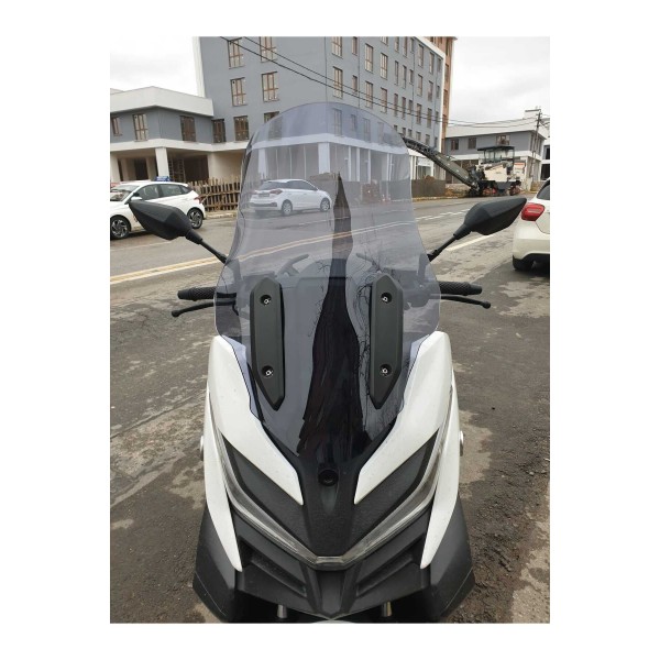 Voge SR4 Siperlik Ön Cam 2022 2025 Model 70cm Füme Renkli 4mm UZUN CAM