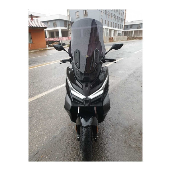 Voge SR4 Siperlik Ön Cam 2022 2025 Model 78cm Siyah Renkli 4mm UZUN CAM İADESİ YOKTUR