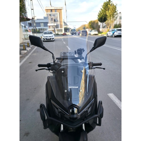 Yamaha Nmax Siperlik Ön Cam 2025 Model 72cm Şeffaf Renkli 4mm