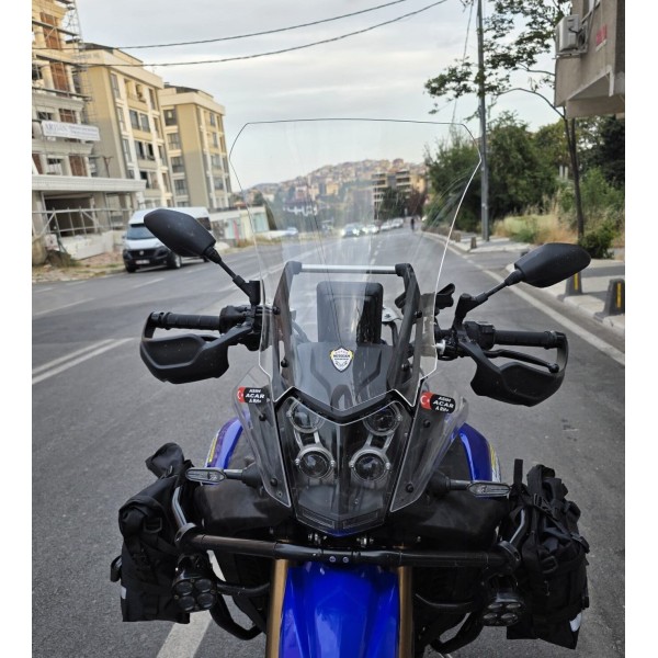 Yamaha Tenere 700 World Raid Ön Cam 2023 2024 Model 45cm Şeffaf Renkli 4mm