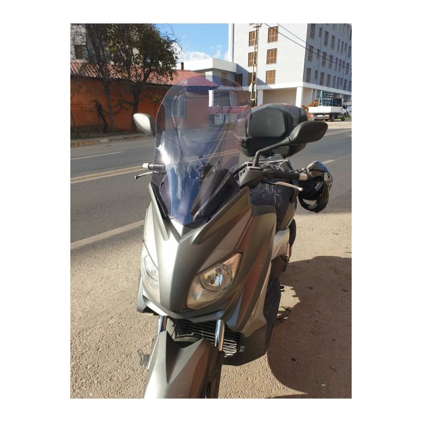Yamaha Xmax 250 Siperlik Ön Cam 2011 2013 Model 55cm Füme Renkli 4mm KISA SPOR CAM