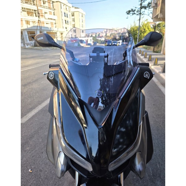 Yamaha Xmax Ön Cam 2014 2017 Model 36cm Füme Renkli 4mm SPORTİF